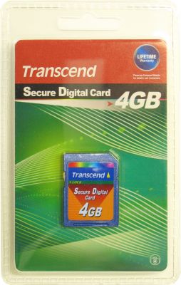 4Gb Secure Digital Memory Card - High Speed (Non-SDHC)