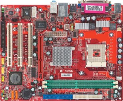 Mainboard Socket 478 - w/AGP,DDR,VGA,mATX for Intel CPUs