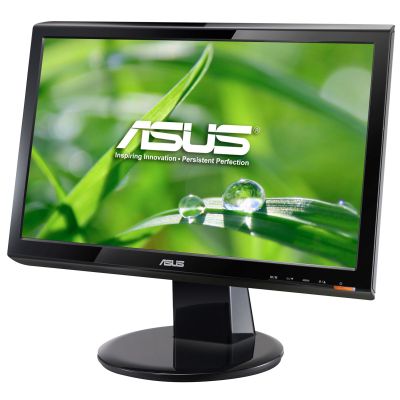 ASUS 19" LCD Monitor - Black,Widescreen,Speakers,Dsub,DVI - Blac