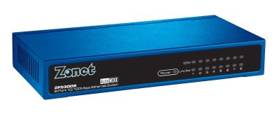 Zonet 8 Port Switch - 10/100 Desktop