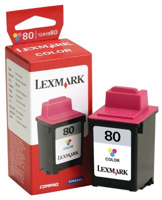 Lexmark #80 12A1980 Colour Cartridge