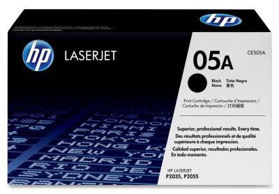 HP #05A CE505A Black Toner - 2,300 pages