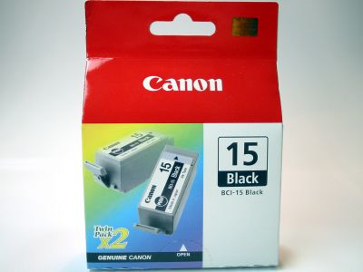 Canon BCI-15BK Black Cartridge