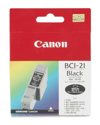 Canon BCI-21BK Black Cartridge