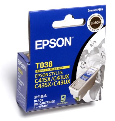 Epson T038 - Black Cartridge