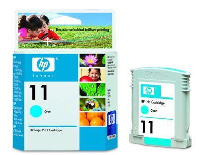 HP #11 C4836AA Cyan Ink Cartridge