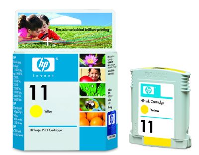 HP #11 C4838AA Yellow Ink Cartridge