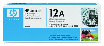 HP #12A Q2612A Black Toner - 2,000 pages