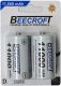 2 x NiMH D 11000MAh Rechargeable Batteries