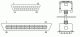 External SCSI Cable C50/D25