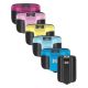 HP Ink Cartridge Set (#02 Series) B/C/M/ Y/LC/LM - 6 Cartridges