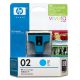 HP #02 C8771WA Cyan Cartridge